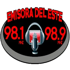Logo de Emisora del Este 98.9 FM y 98.1 FM