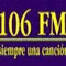 Logo de La 106.1 FM - Siempre Una Canción