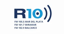 Logo de Radio 10 Mar del Plata FM 105.5 / Miramar 101.7 / Balcarce