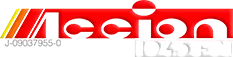 Logo de Acción 104.5 FM (La diferencia en el dial)