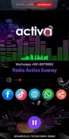 Logo de Radio Activa Guanay 105.4 Fm