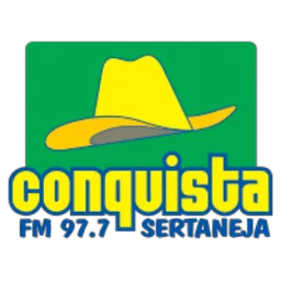 Logo de Conquista FM 97,7 Sertaneja