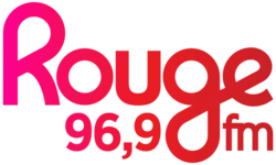 Logo de CFIX-FM "Rouge FM 96.9" Saguenay, QC