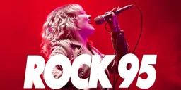 Logo de CFJB-FM 95.7 "Rock 95" Barrie, ON