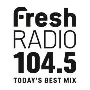 Logo de CFLG 104.5 "Fresh Radio" Cornwall, ON