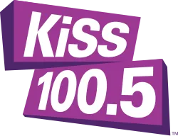 Logo de CHAS-FM "KISS 100.5" Sault Ste. Marie, ON