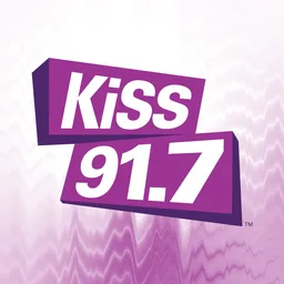 Logo de CHBN-FM "KISS 91.7" Edmonton, AB