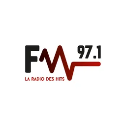 Logo de CHLC-FM "FM 97.1 La radio des hits" Baie-Comeau, QC