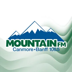 Logo de CHMN 106.5 "Mountain FM" Canmore, AB