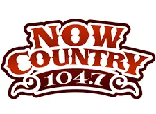 Logo de CIUR-FM "Now Country 104.7" Winnipeg, MB