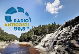 Logo de CJBE 90.5 "Radio Anticosti" Port-Menier, QC