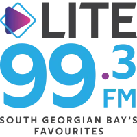 Logo de CJGB-FM "LITE 99.3" Meaford, ON