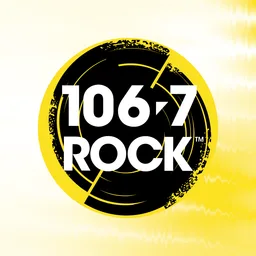 Logo de CJRX "106.7 Rock" Lethbridge, AB