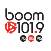 Logo de CJSS "Boom 101.9" Cornwall, ON