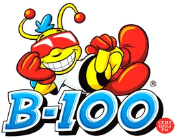 Logo de CKBZ-FM 100.1 "B-100" Kamloops, BC