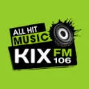 Logo de CKKX 106.1 "KIX 106" Peace River, AB