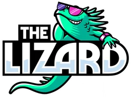 Logo de CKLZ-FM 104.7 "The Lizard" Kelowna, BC