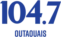 Logo de CKOF "FM 104.7 Outaouais" Gatineau, QC