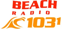 Logo de CKQQ-FM "Beach Radio 103.1" Kelowna, BC
