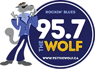 Logo de CKTP 95.7 "The Wolf" Fredericton, NB