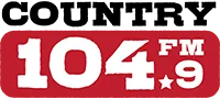 Logo de CKVX-FM 104.9 "Country 104" Kindersley, SK