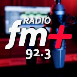 Logo de FM+ 92.3 Radio Talca
