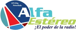 Logo de Alfa Stereo 107.8 FM