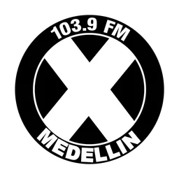 Logo de La X Medellín 103.9 FM