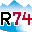 Logo de RADIO 74