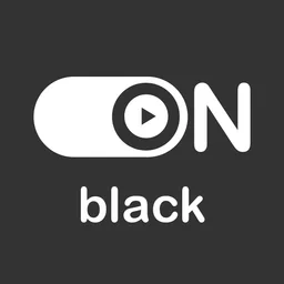 Logo de - 0 N - Black on Radio