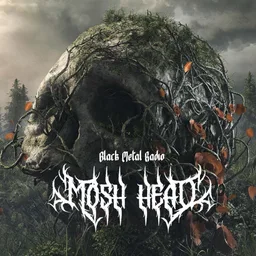 Logo de Mosh Head Black Metal ID