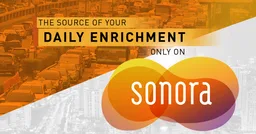 Logo de Sonora 97.4 FM Yogyakarta