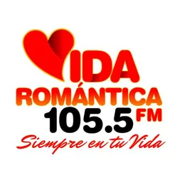 Logo de 105.5 Vida Romántica (Piedras Negras) - 105.5 FM - XHRE-FM - Radiorama Piedras Negras - Piedras Negras, Coahuila