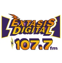 Logo de 107.7 Extasis Digital (Cuernavaca) - 107.7 FM - XHASM-FM - Radiorama Morelos - Cuernavaca, Morelos