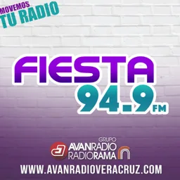 Logo de 94.9 Fiesta (Veracruz) - 94.9 FM - XHFM-FM - Grupo AvanRadio Radiorama - Veracruz, Veracruz
