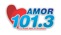 Logo de Amor 101 (Guaymas) - 101.3 FM / 630 AM - XHFX-FM / XEFX-AM - Grupo ASVA - Guaymas, SO