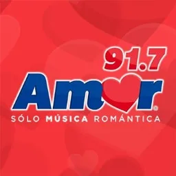 Logo de AMOR 91.7 (Xalapa) - 91.7 FM - XHOZ-FM - Quatro Media - Xalapa, Veracruz