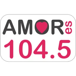 Logo de AMOR ES 104.5 (Aguascalientes) - 104.5 FM - XHDC-FM - Grupo Radiofónico ZER - Aguascalientes, Aguascalientes