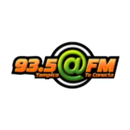 Logo de Arroba FM (Tampico) - 93.5 FM - XHPP-FM - Radiorama Tamaulipas - Tampico, Tamaulipas