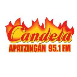 Logo de Candela (Apatzingán) - 95.1 FM / 1340 AM - XHAPM-FM / XEAPM-AM - Cadena RASA - Apatzingán, Michoacán