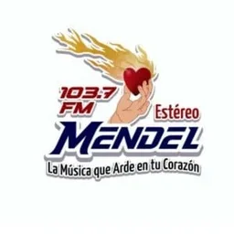 Logo de ESTÉREO MENDEL 103.7 (Aguascalientes) - 103.7 FM - XHMR-FM - Instituto Mendel - Aguascalientes, Aguascalientes