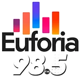 Logo de EUFORIA 98.5 (Parral) - 98.5 FM - XHJS-FM - VMedia Comunicaciones - Parral, Chihuahua