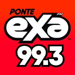 Logo de EXA FM 99.3 (Mérida) - 99.3 FM - XHMRA-FM - MVS Radio - Mérida, Yucatán