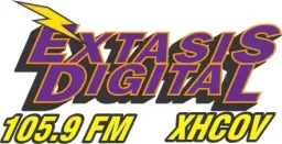 Logo de EXTASIS DIGITAL 105.9 (Poza Rica) - 105.9 FM - XHCOV-FM - Radiorama Poza Rica - Poza Rica, Veracruz