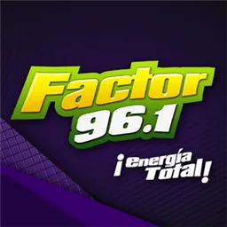 Logo de FACTOR 96.1 (San Luis Potosí) - 96.1 FM - XHOB-FM - MG Comunicación - San Luis Potosí, San Luis Potosí