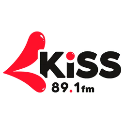 Logo de KISS FM 89.1 (Torreón) - 89.1 FM - XHETB-FM - Grupo Horizonte Lagunero / Multimundo Radio - Torreón, Coahuila