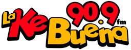 Logo de La Ke Buena Mérida - 90.9 FM - XHMQM-FM - Cadena RASA - Mérida, Yucatán