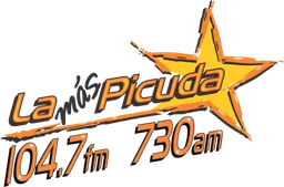 Logo de LA MÁS PICUDA 104.7 (Parral) - 104.7 FM - XHEHB-FM - Radiorama Parral - Hidalgo del Parral, Chihuahua