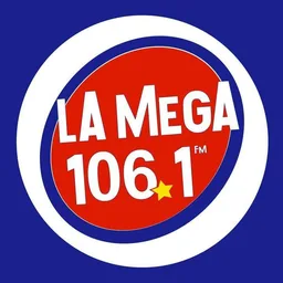 Logo de LA MEGA 106.1 (Agua Dulce) - 106.1 FM - XHSCID-FM - Comunicación Hidromila - Agua Dulce, Veracruz
