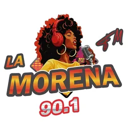 Logo de LA MORENA FM 90.1 (Coatzacoalcos) - 90.1 FM - XHPEBC-FM - Coatzacoalcos, Veracruz